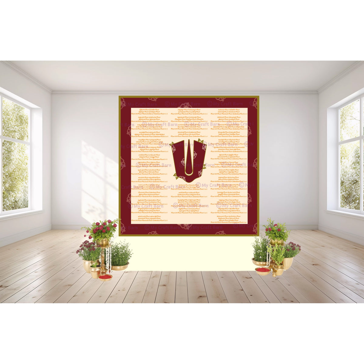 Govinda Namalu Namam Backdrop Cloth