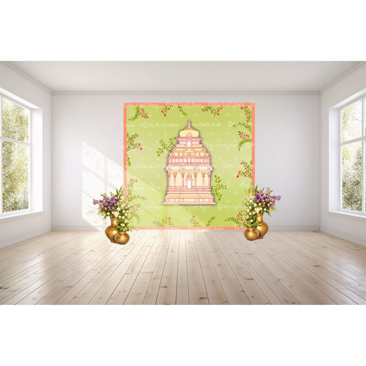 Temple Backdrop (8ft x 8ft)